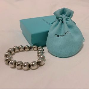 Tiffany & Co silver hardware ball bracelet